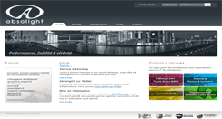 Desktop Screenshot of absolight.fr
